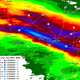 24-hour rainfall estimate for the St. Louis area as of 12pm on July 26th.